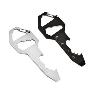 Multi-Function Keychain with Bottle Opener Screwdriver