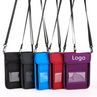 Travel Neck Pouch Wallet with RFID