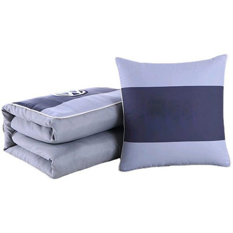 2-in-1 Soft Travel Blanket Throw Pillow