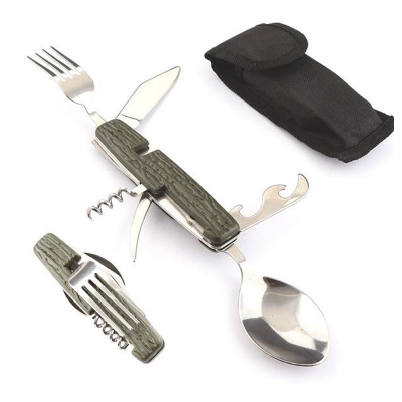 6 in1 Multi-Function Camping Utensils