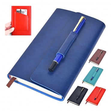Notebook With Pen&Card Holder