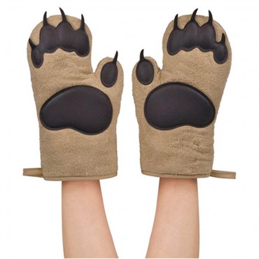 Fred and Friends Oven Mitts Bear Hands, Set of 2