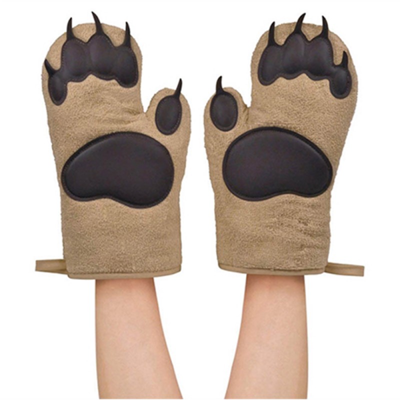 Fred and Friends Oven Mitts Bear Hands, Set of 2