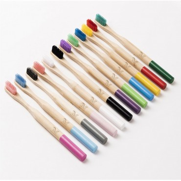 Biodegradable Eco-Friendly Natural Bamboo Toothbrushes Soft