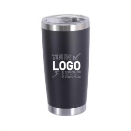 20 oz stainless steel double wall mug with lid