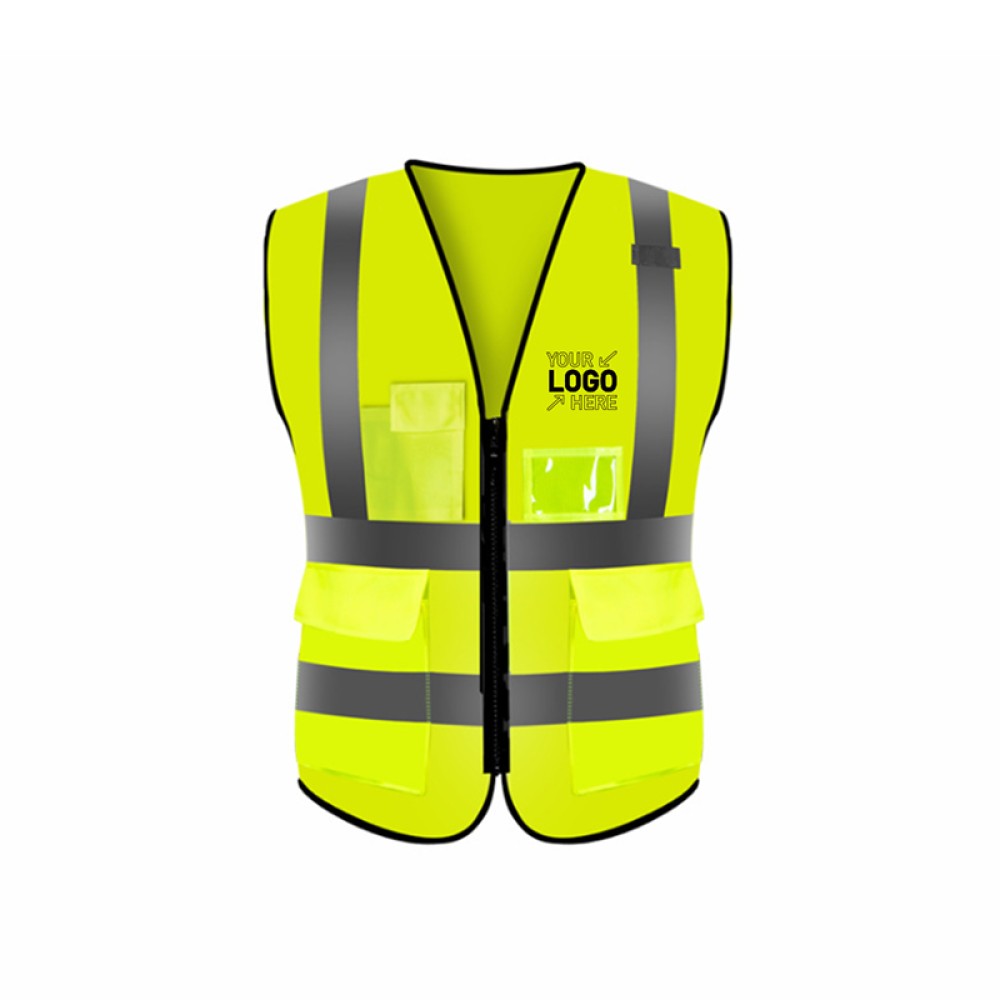 High Visibility Safety Reflective Vest With Pocket