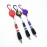 Retractable Soft Grip Metal Pen w/ Carabiner