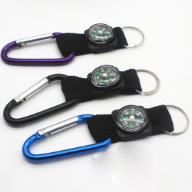 5 Cm Carabiner with Compass