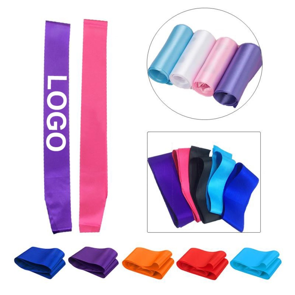 Custom Plain Satin Sash