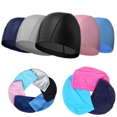 Adult Swim Cap Lycra with PU Coating High Elasticity Swimming