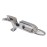 Metal Bottle Opener W/Keychain