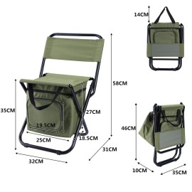 Foldable Cooler Backpack Chair