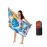Sublimated Plush Microfiber Beach Towel