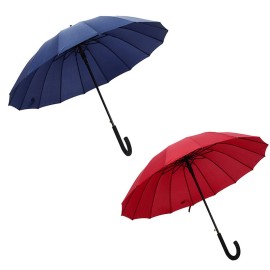 16 Bone Curved Handle Umbrella