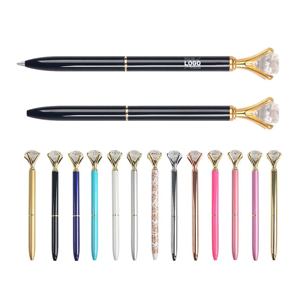 Big Diamond Crystal Metal Ballpoint Pen