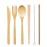 Eco-Friendly Bamboo Utensils Cutlery Set