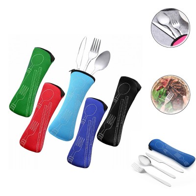Cutlery Set With Neoprene Case