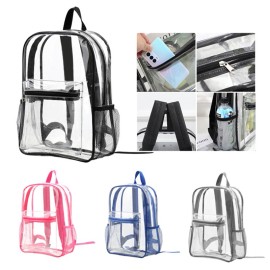  Clear Zipper Backpack