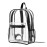  Clear Zipper Backpack