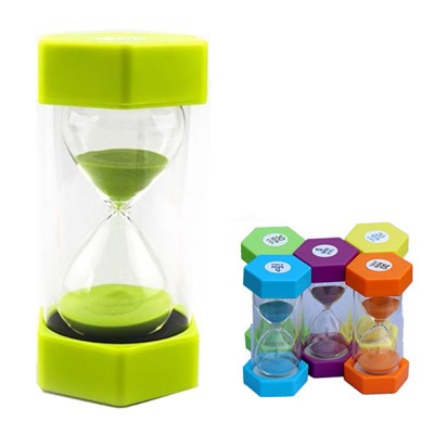 30 Minutes Hexagon Design Hourglass Sand Timer