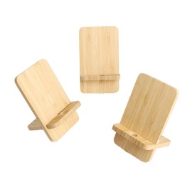 Bamboo Wireless Charger Phone Stand