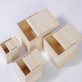 Large Square Wooden Box
