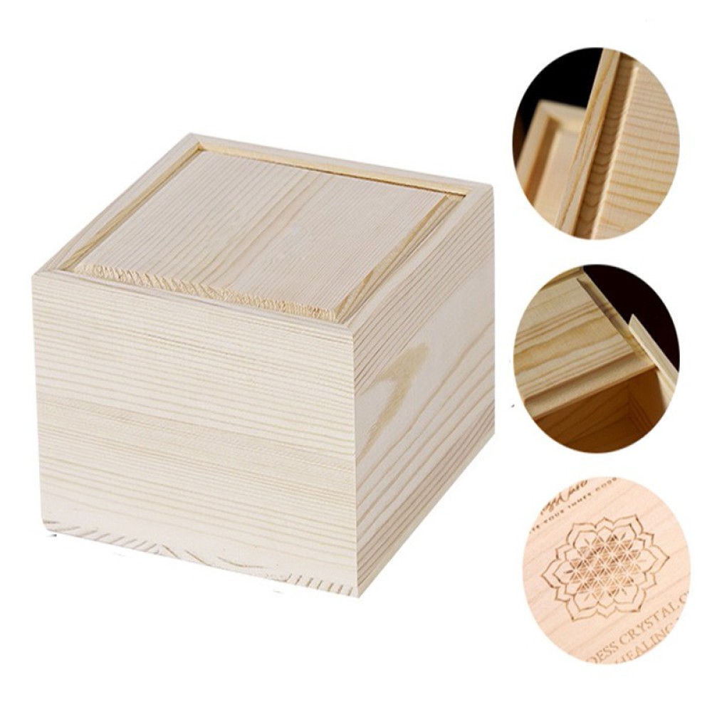 Large Square Wooden Box