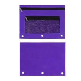 3-Ring Binder Pencil Pouch w/Zipper