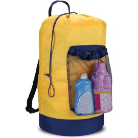 Laundry Backpack W/  Mesh Pocket