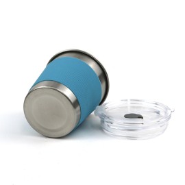 Anti-Hot Stainless Mug W/ Sliding Lid