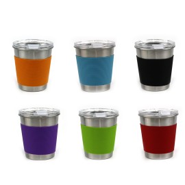 Anti-Hot Stainless Mug W/ Sliding Lid