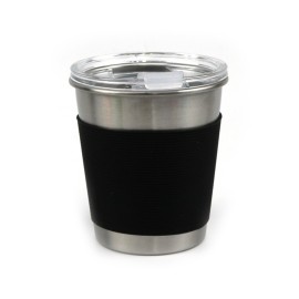 Anti-Hot Stainless Mug W/ Sliding Lid