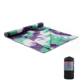 Non Slip Tie-Dye Yoga Towel