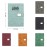 Business magnetic buckle set notebook