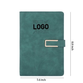 A5 sheepskin business buckle notebook