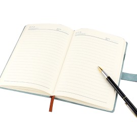 A5 sheepskin business buckle notebook