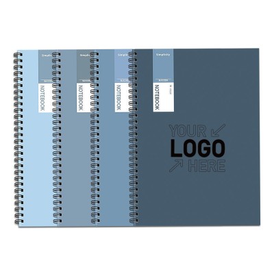a4 soft cover coil loose leaf notebook