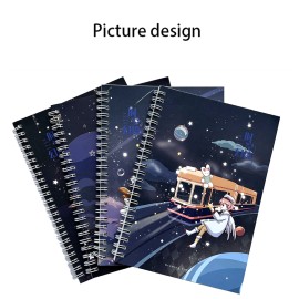 a4 soft cover coil loose leaf notebook