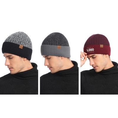 Autumn and winter neutral European and American solid color warm hat