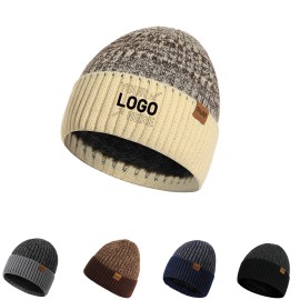Autumn and winter neutral European and American solid color warm hat
