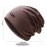 Windproof solid color fleece knitted hat