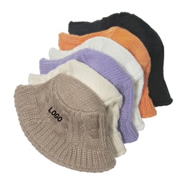 Autumn and winter retro knitted hat twist wool fisherman hat