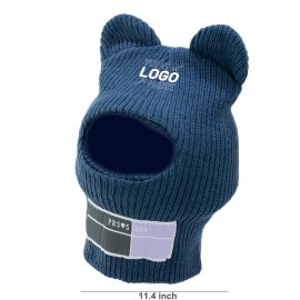 Bear ears knitted beanie