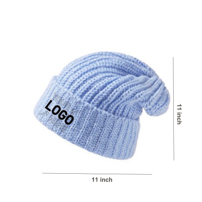 Promotional autumn and winter oversized ear protection beanie