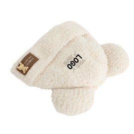 Bear ear ear protection knitted hat