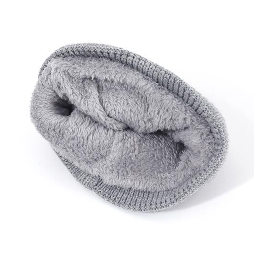 Lens creative woolen hat to keep warm in autumn and winter