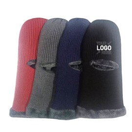 Winter warm all-in-one knitted hat