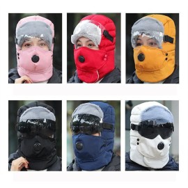 Cycling windproof thickened warm cotton hat