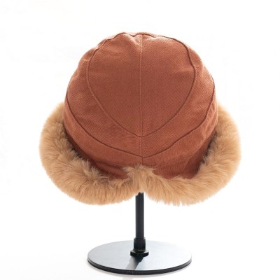 fisherman hat plus velvet casual hat