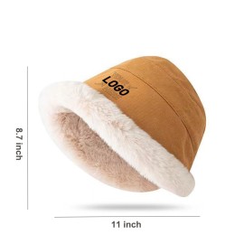 fisherman hat plus velvet casual hat